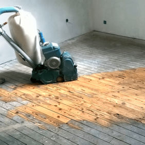 Poncer un parquet