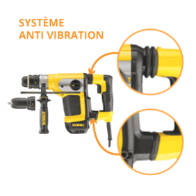 Système anti-vibration d'un perforateur